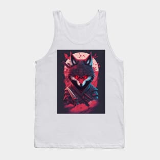 Evil Ninja Wolf Tank Top